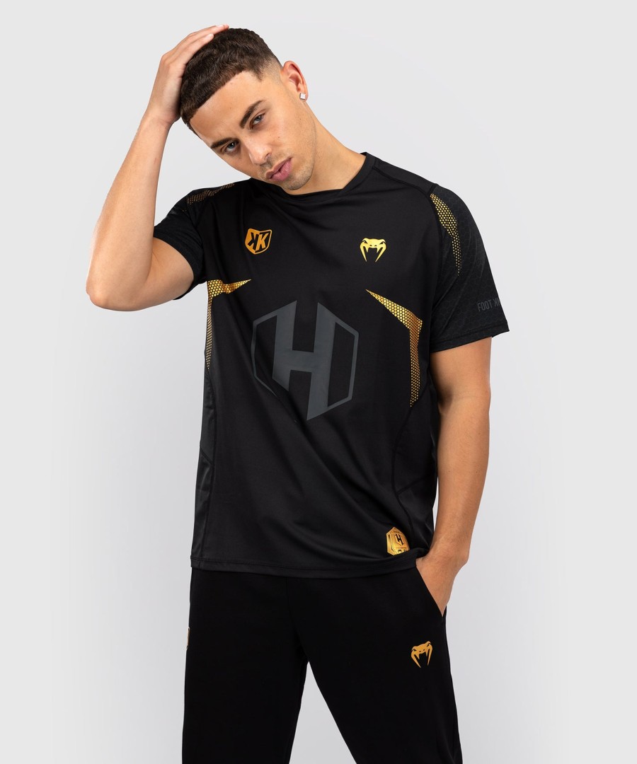 camiseta fk x venum hexagone mma - pretadourada