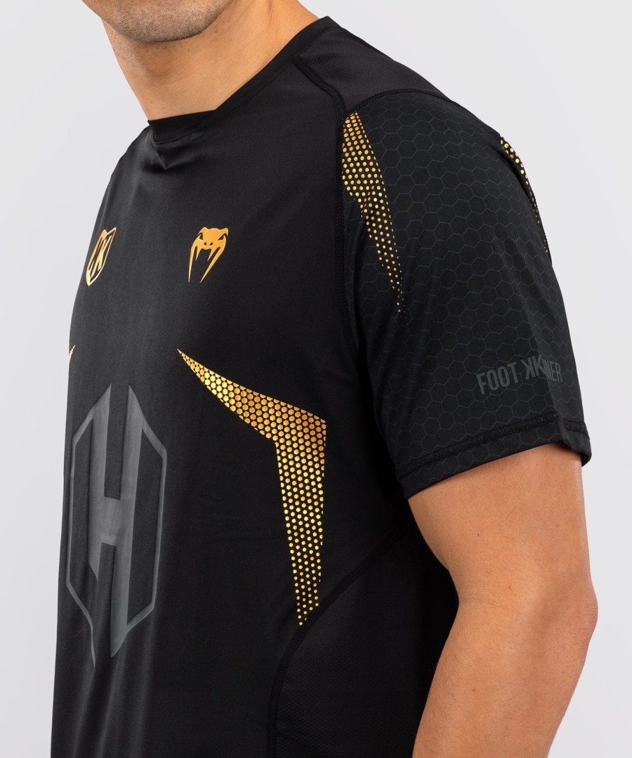camiseta fk x venum hexagone mma - pretadourada