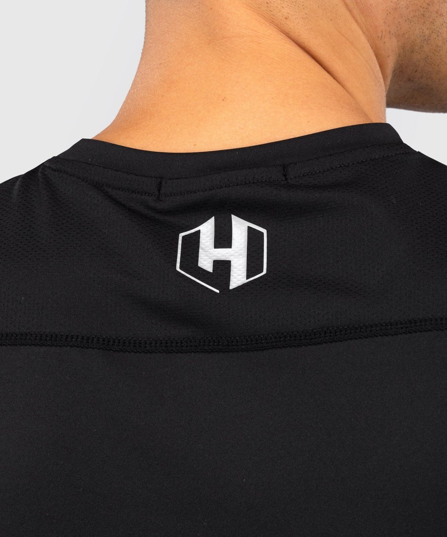 camiseta foot korner x venum hexagon mma - pretaprateada