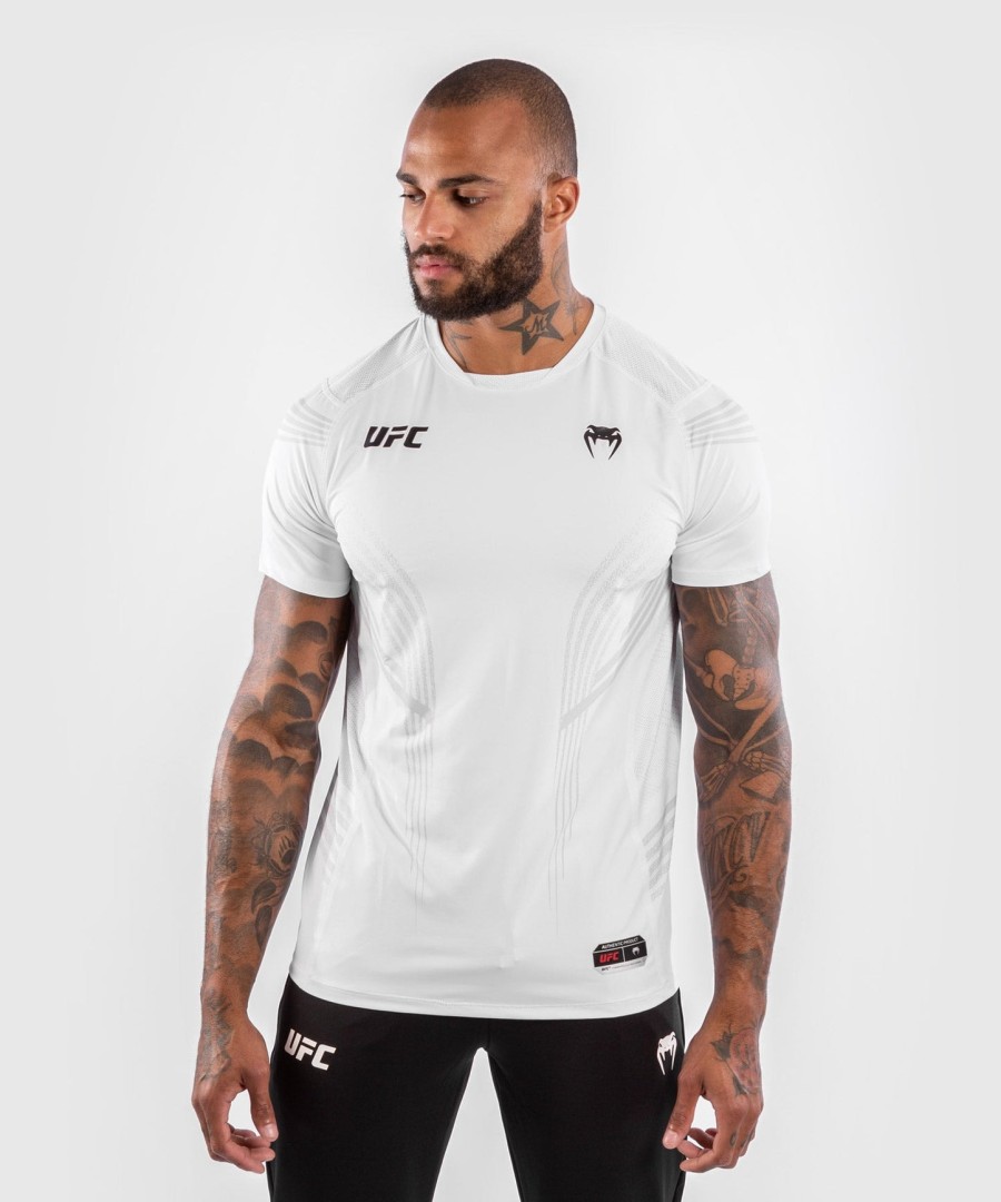 camisa de entrada autêntica do ufc venum fight night para homens - branca