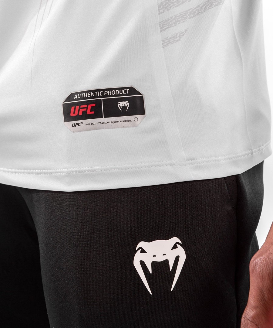 camisa de entrada autêntica do ufc venum fight night para homens - branca