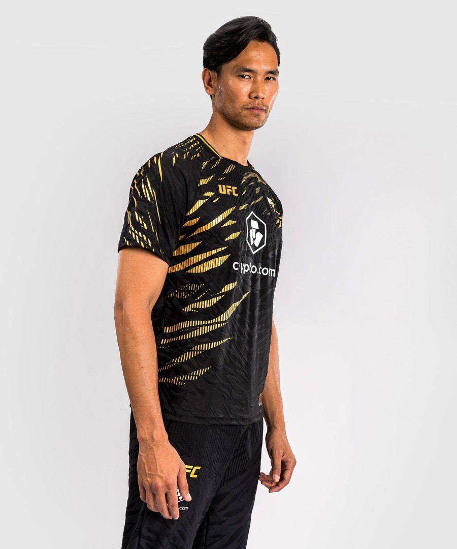 camisa de entrada autêntica do ufc fusion by venum para o fight night - campeão