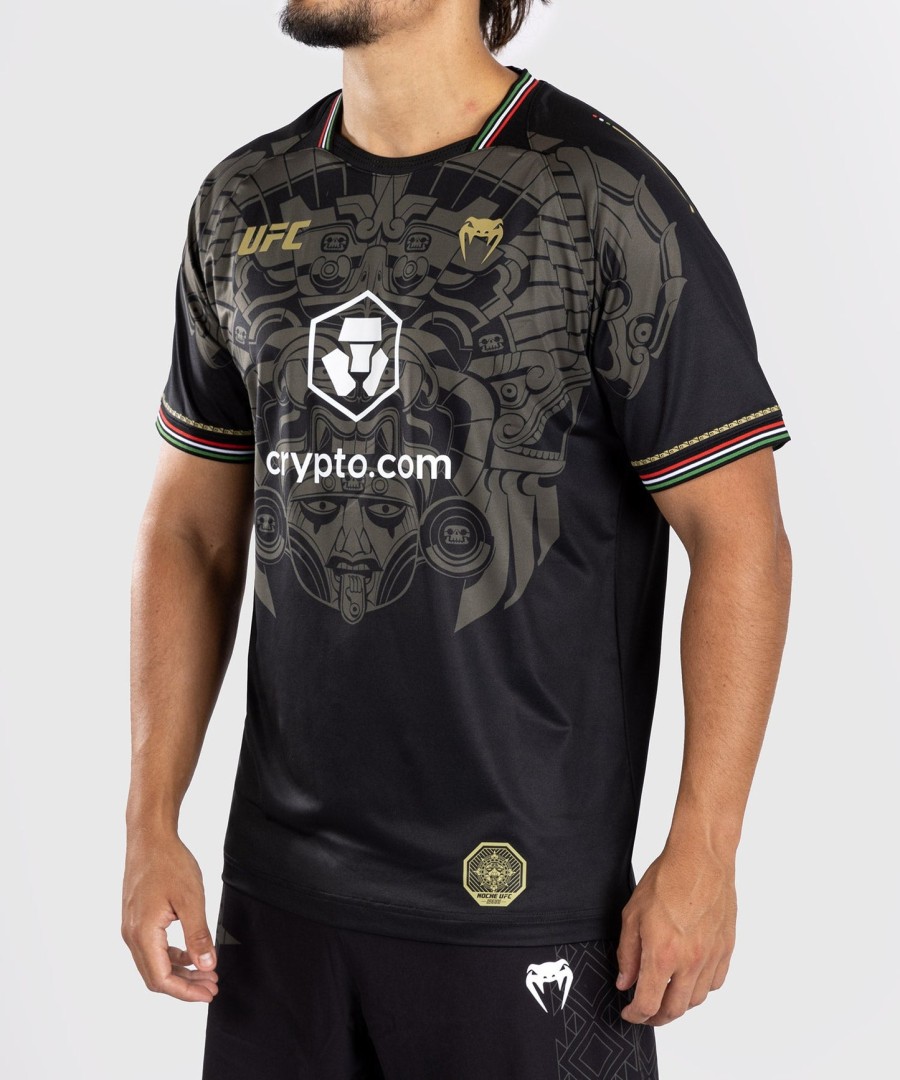 camisa de entrada autêntica para o ufc noche by venum fight night - preta