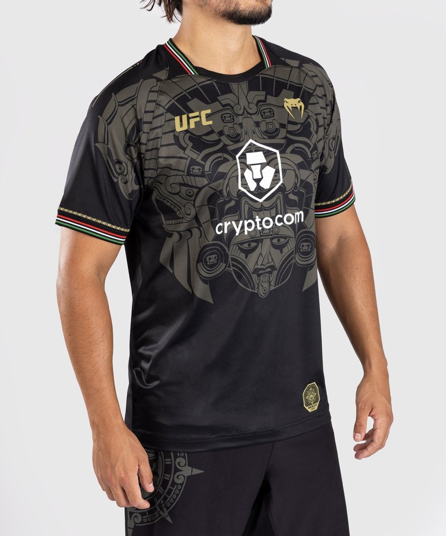 camisa de entrada autêntica para o ufc noche by venum fight night - preta