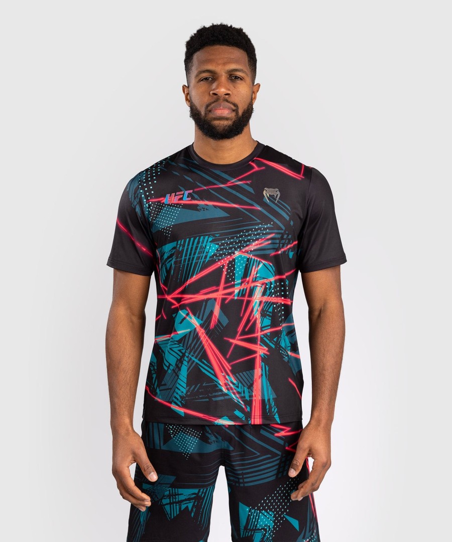camiseta masculina ufc fusion by venum miami edition fight week dry-tech - preta