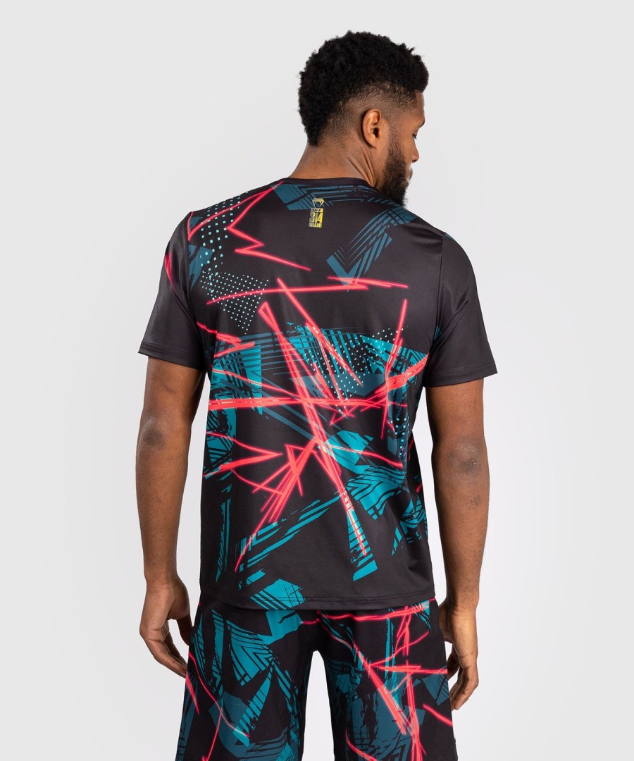 camiseta masculina ufc fusion by venum miami edition fight week dry-tech - preta
