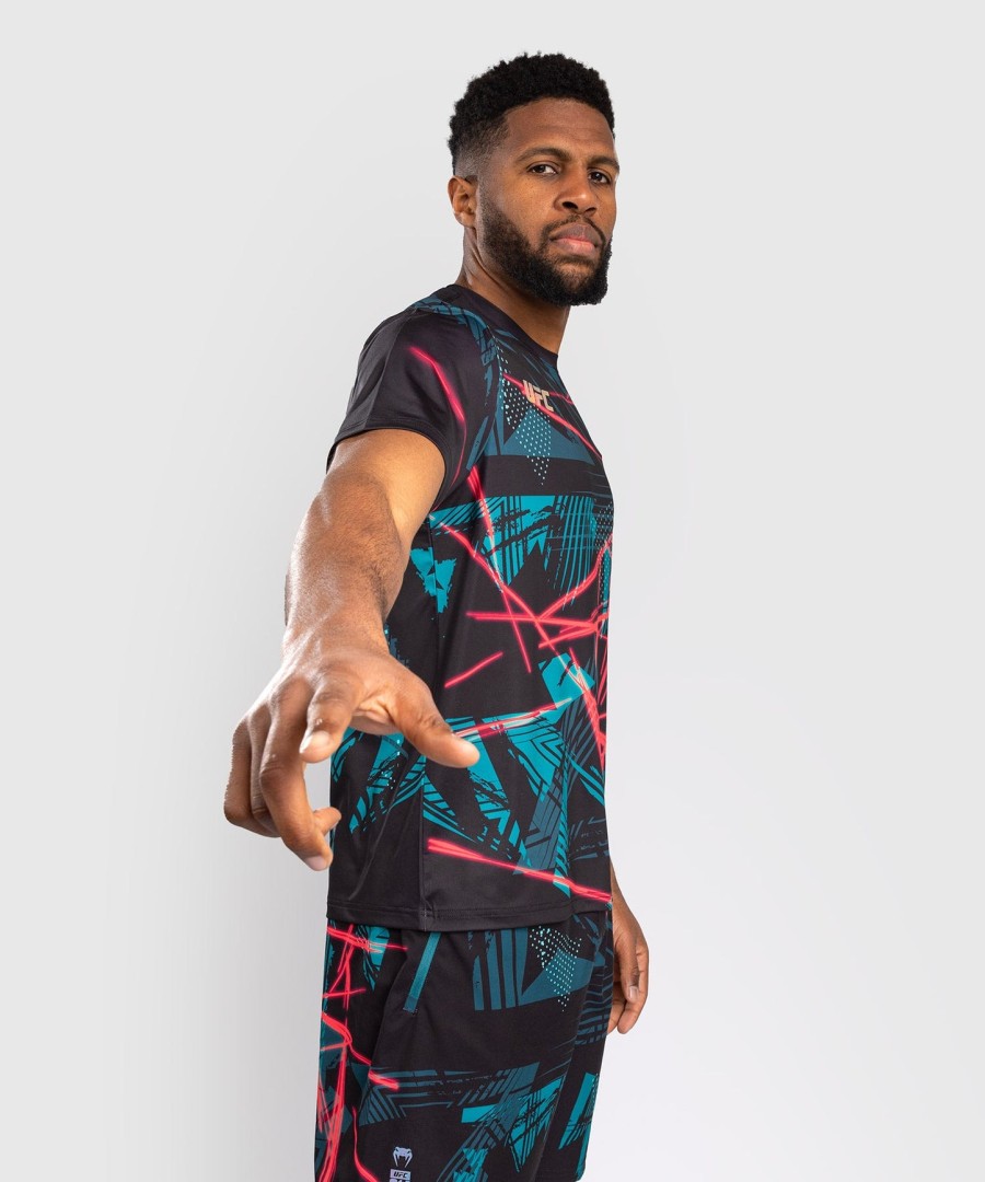 camiseta masculina ufc fusion by venum miami edition fight week dry-tech - preta