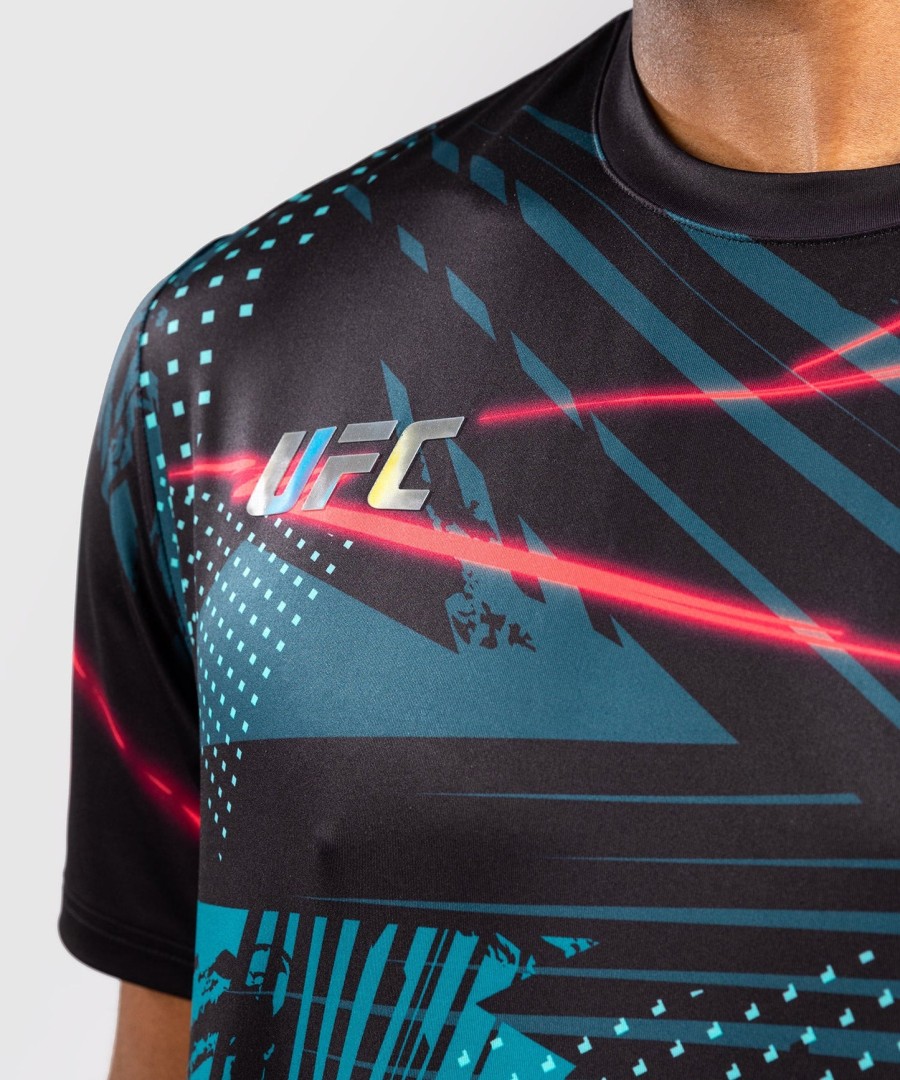 camiseta masculina ufc fusion by venum miami edition fight week dry-tech - preta