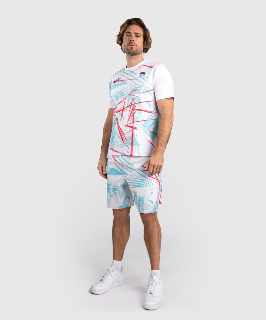 camiseta masculina ufc fusion by venum miami edition fight week dry-tech - branca