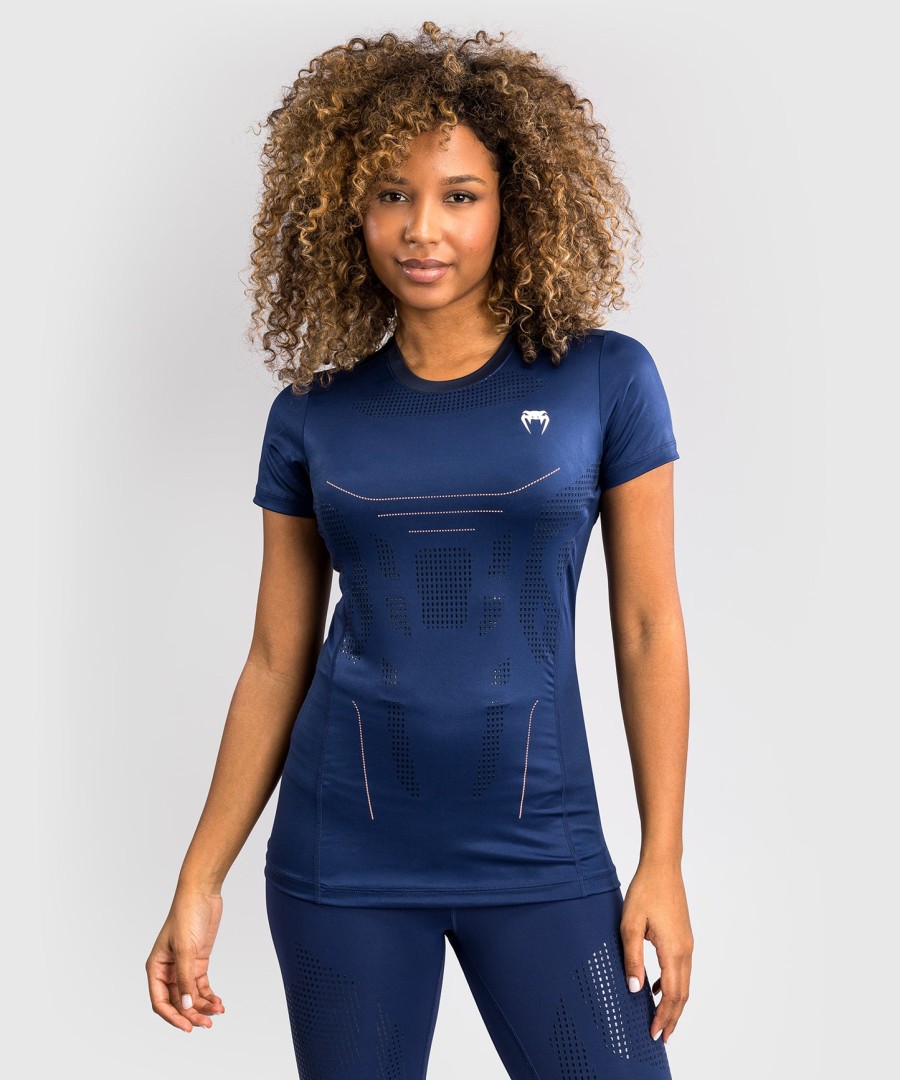 camiseta feminina venum technical 3.0 dry tech - azul noite