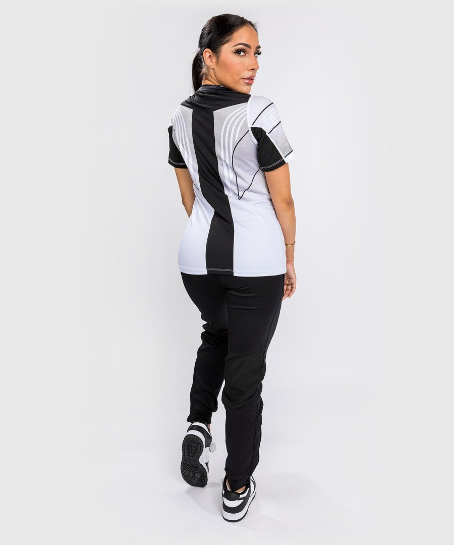 uniforme autêntico ufc venum fight night 2.0 da venum - camisa de entrada feminina - branca