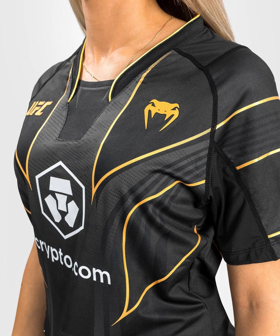 uniforme autêntico ufc venum fight night 2.0 da venum - camisa de entrada feminina - campeã