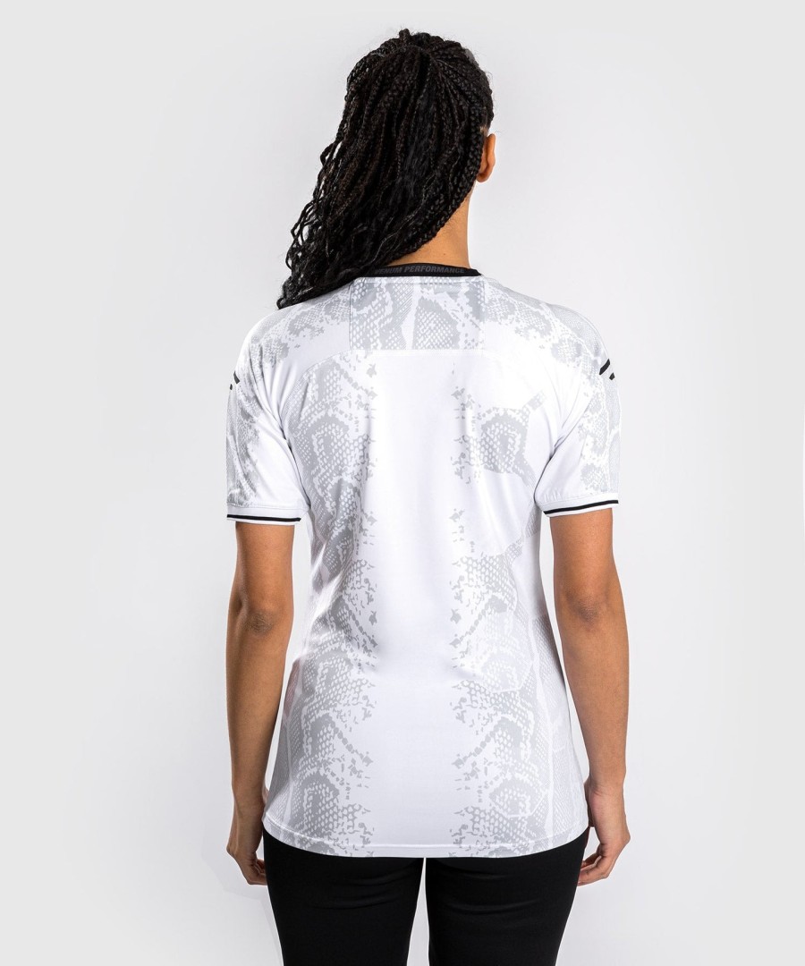 camisa de entrada autêntica do ufc adrenaline by venum fight night para mulheres - branca