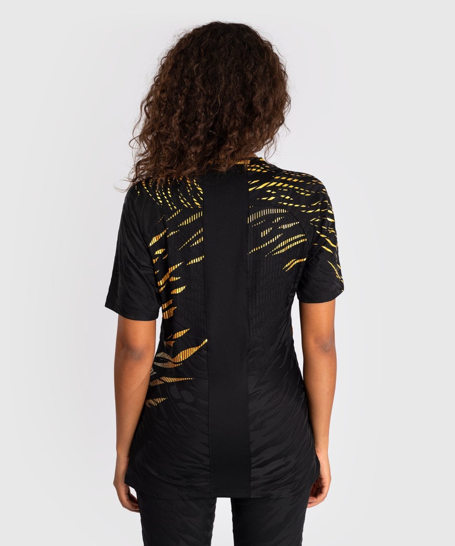 camisa de entrada autêntica do ufc fusion by venum fight night para mulheres - campeã