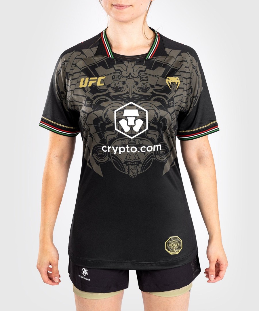 camisa de entrada autêntica para o ufc noche by venum fight night - preta