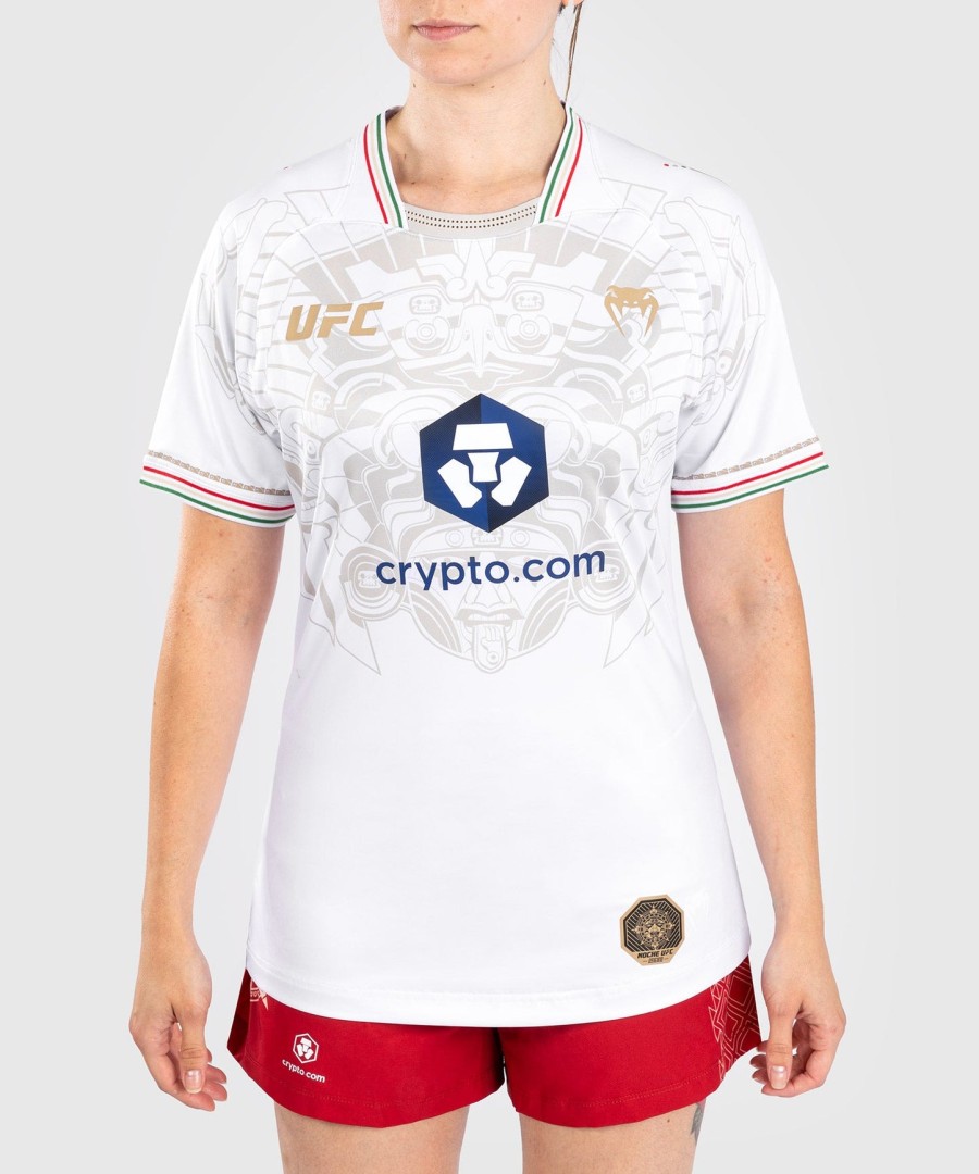 camisa de entrada autêntica para o ufc noche by venum fight night - branca