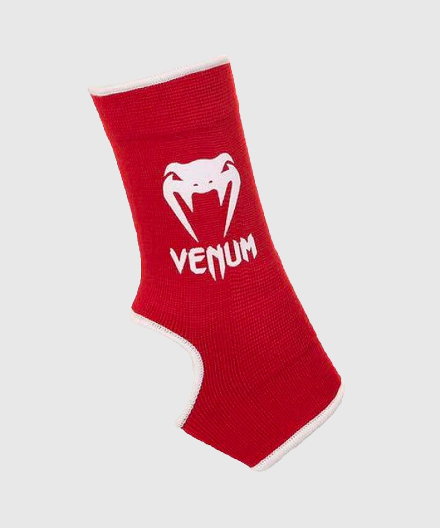 protetores de tornozelo venum kontact - vermelho