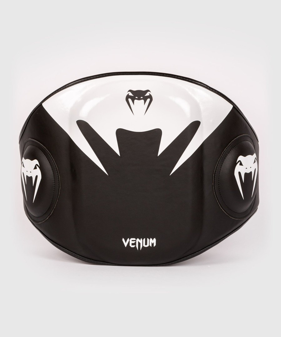 protetor abdominal venum elite - pretobranco
