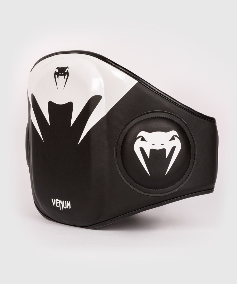 protetor abdominal venum elite - pretobranco