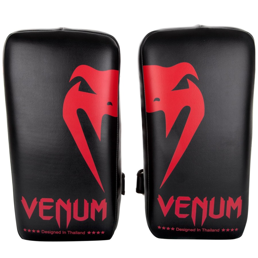 protetores de chute venum giant - pretovermelho par