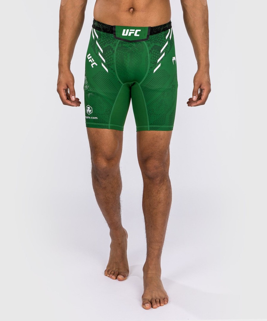 bermuda ufc adrenaline by venum authentic fight night masculina vale tudo - verde