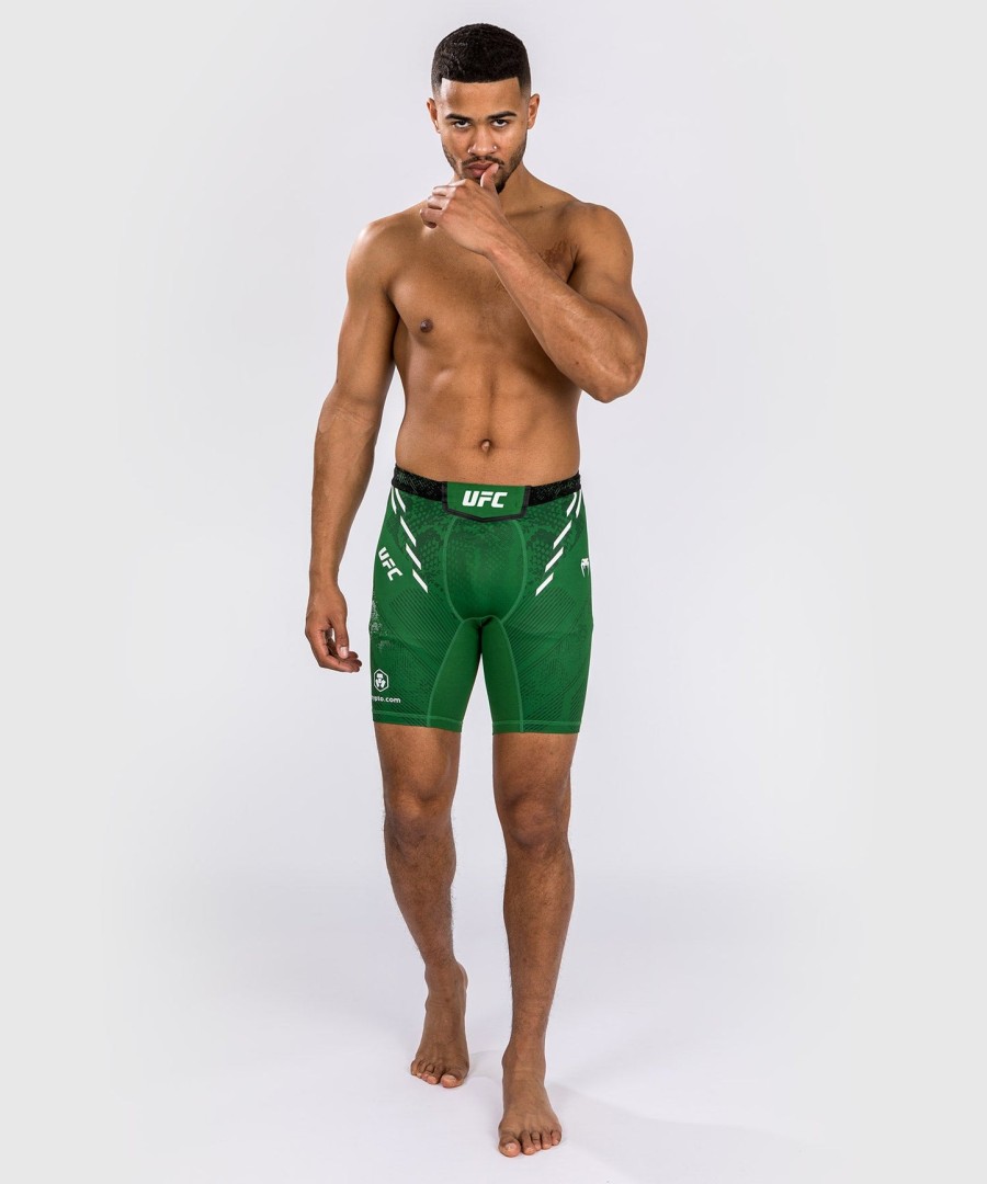 bermuda ufc adrenaline by venum authentic fight night masculina vale tudo - verde