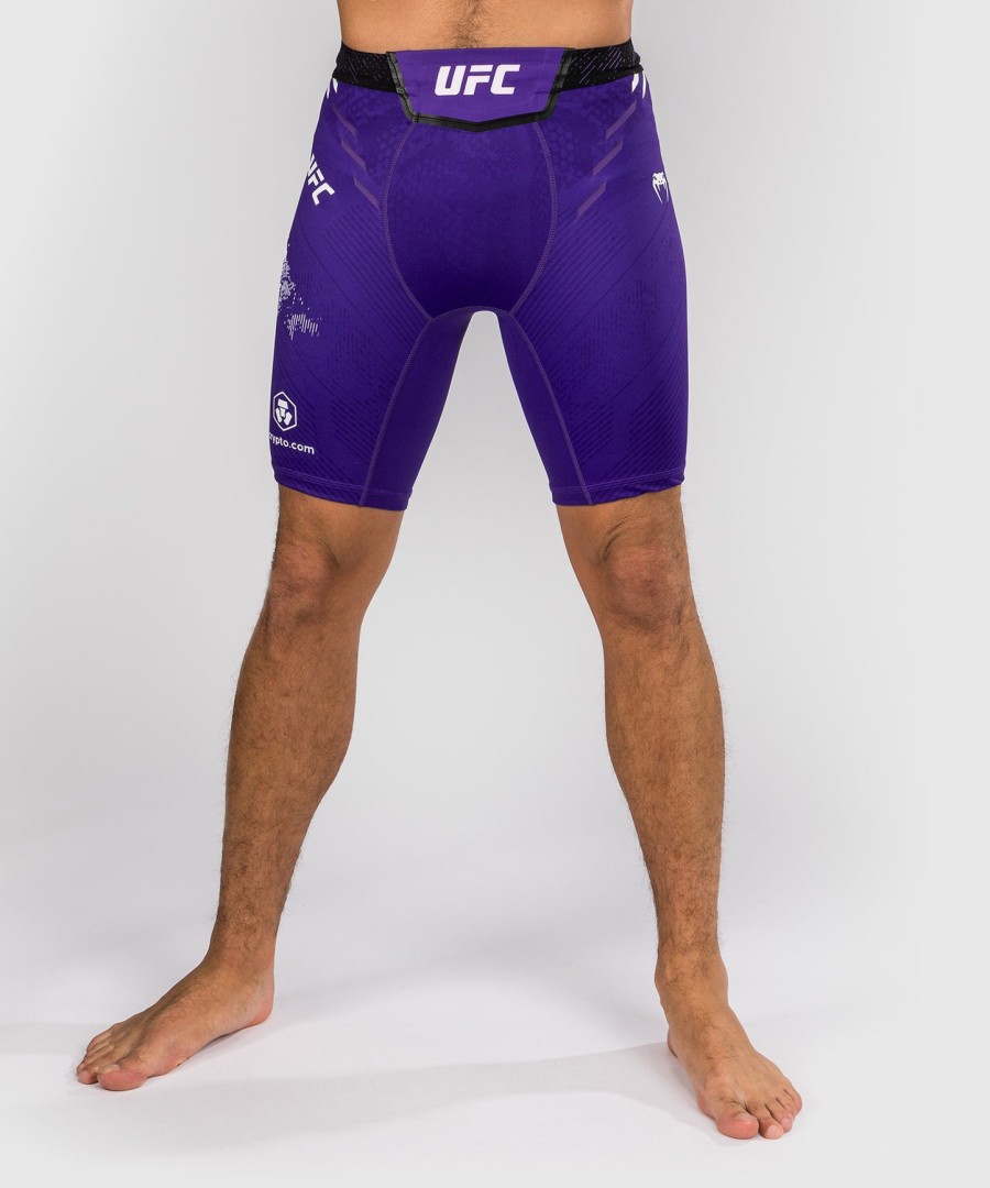 bermuda ufc adrenaline by venum authentic fight night masculina vale tudo - roxa