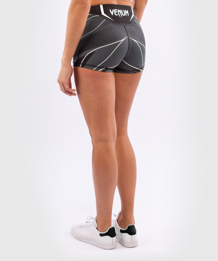 shorts ufc venum authentic fight night feminino vale tudo - corte curto - preto