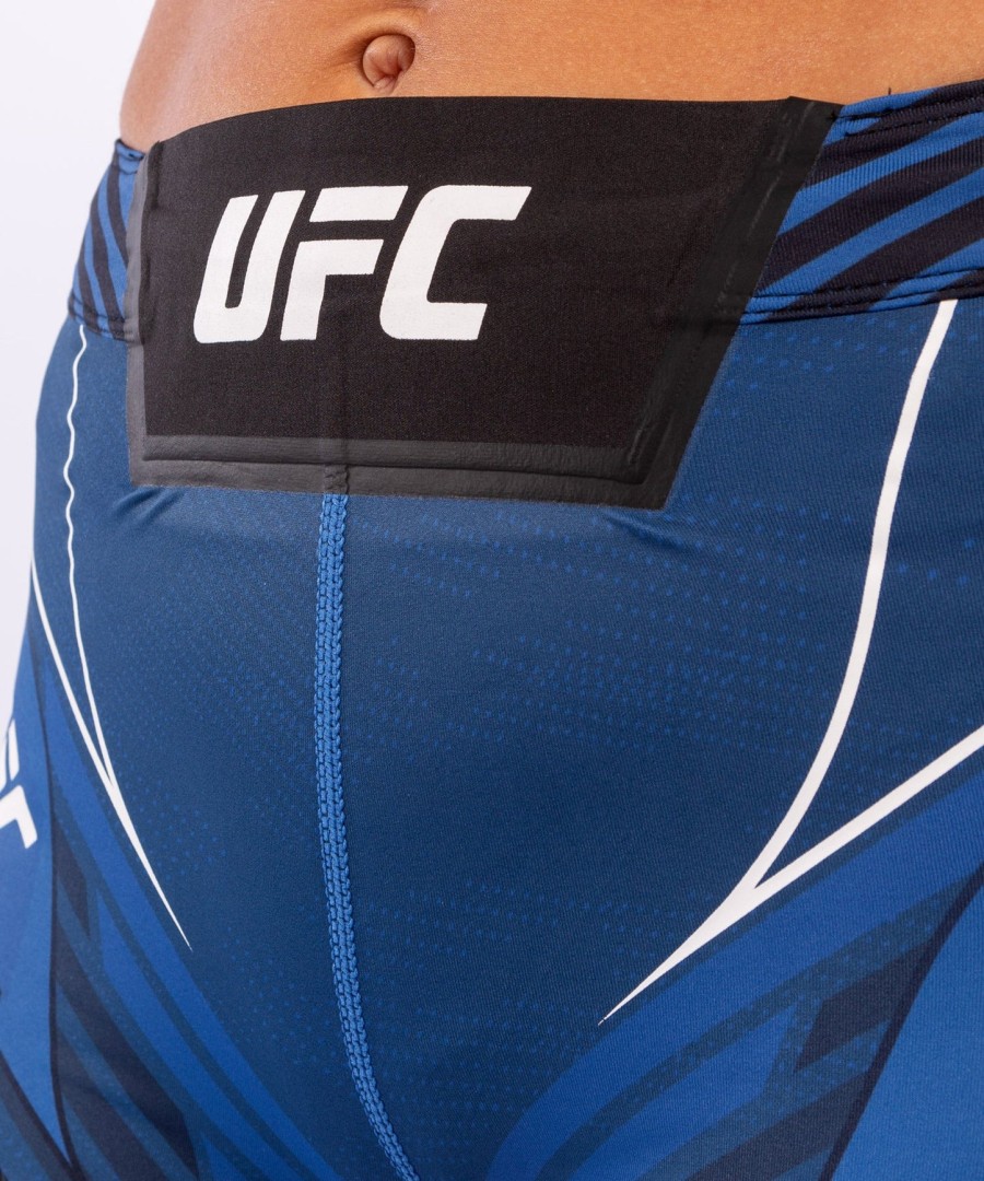 shorts ufc venum authentic fight night vale tudo feminino - corte curto - azul