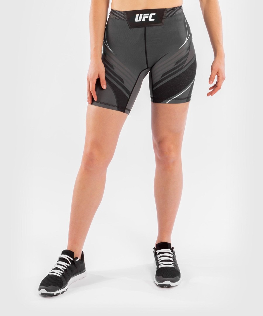 shorts ufc venum authentic fight night vale tudo feminino - comprimento longo - preto