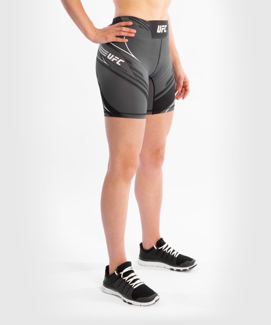shorts ufc venum authentic fight night vale tudo feminino - comprimento longo - preto