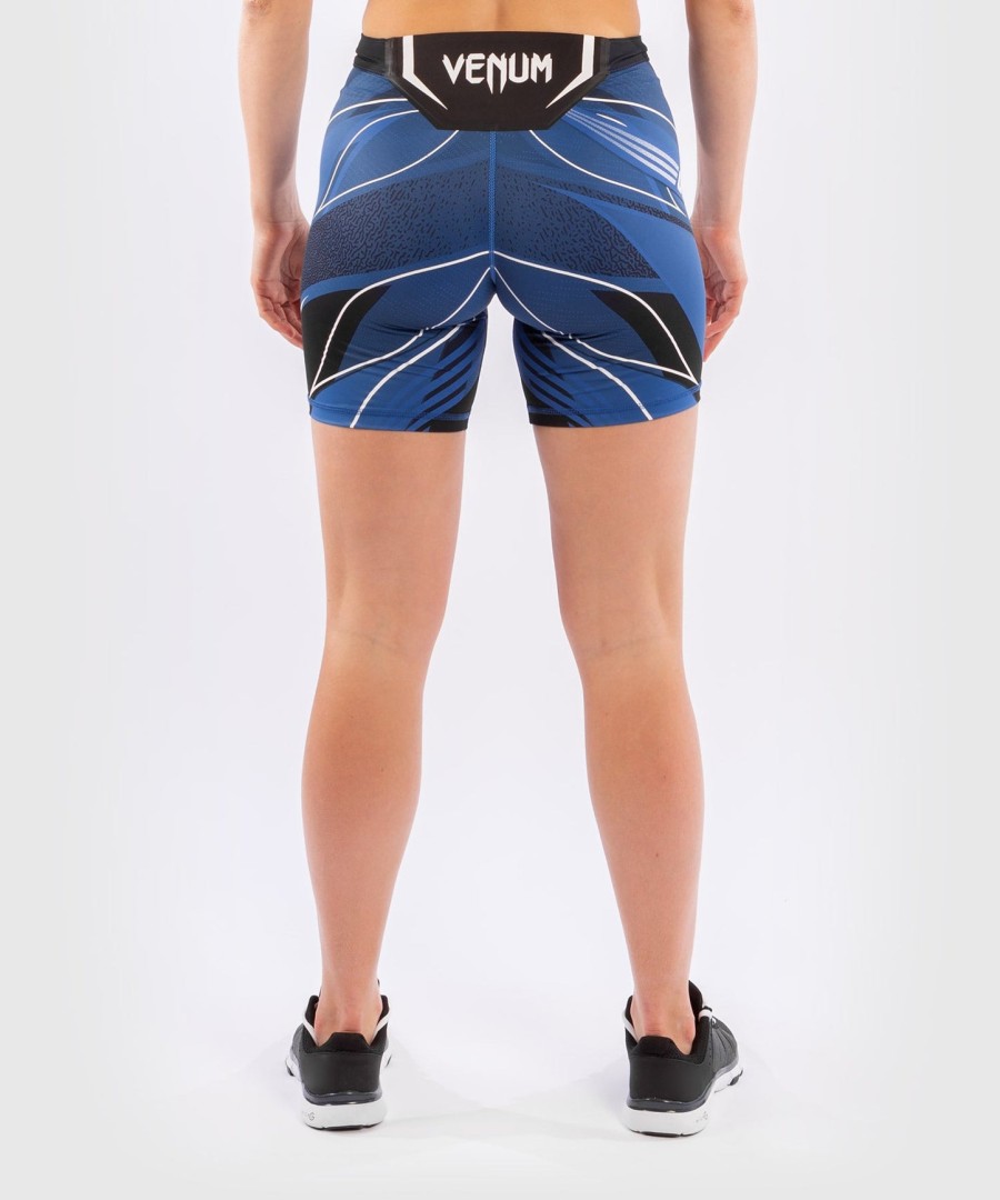 shorts ufc venum authentic fight night vale tudo feminino - corte longo - azul