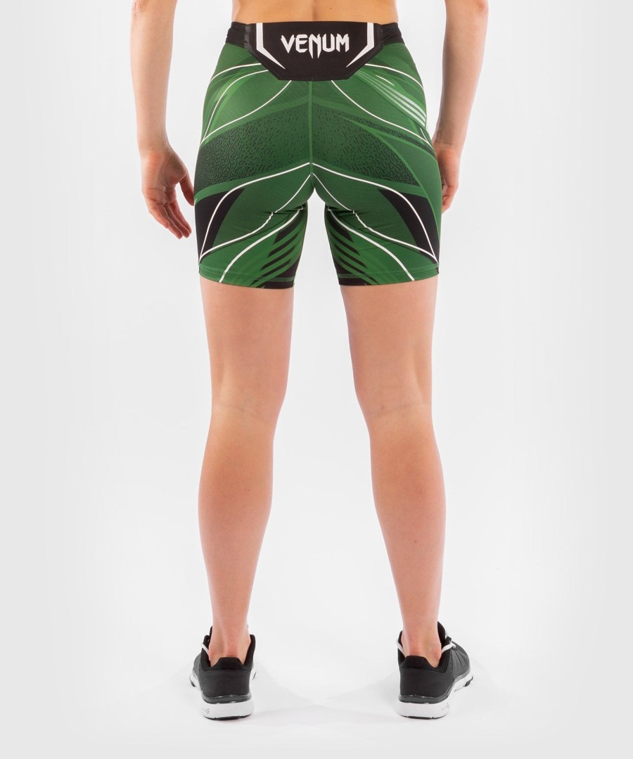 shorts ufc venum authentic fight night vale tudo feminino - comprimento longo - verde