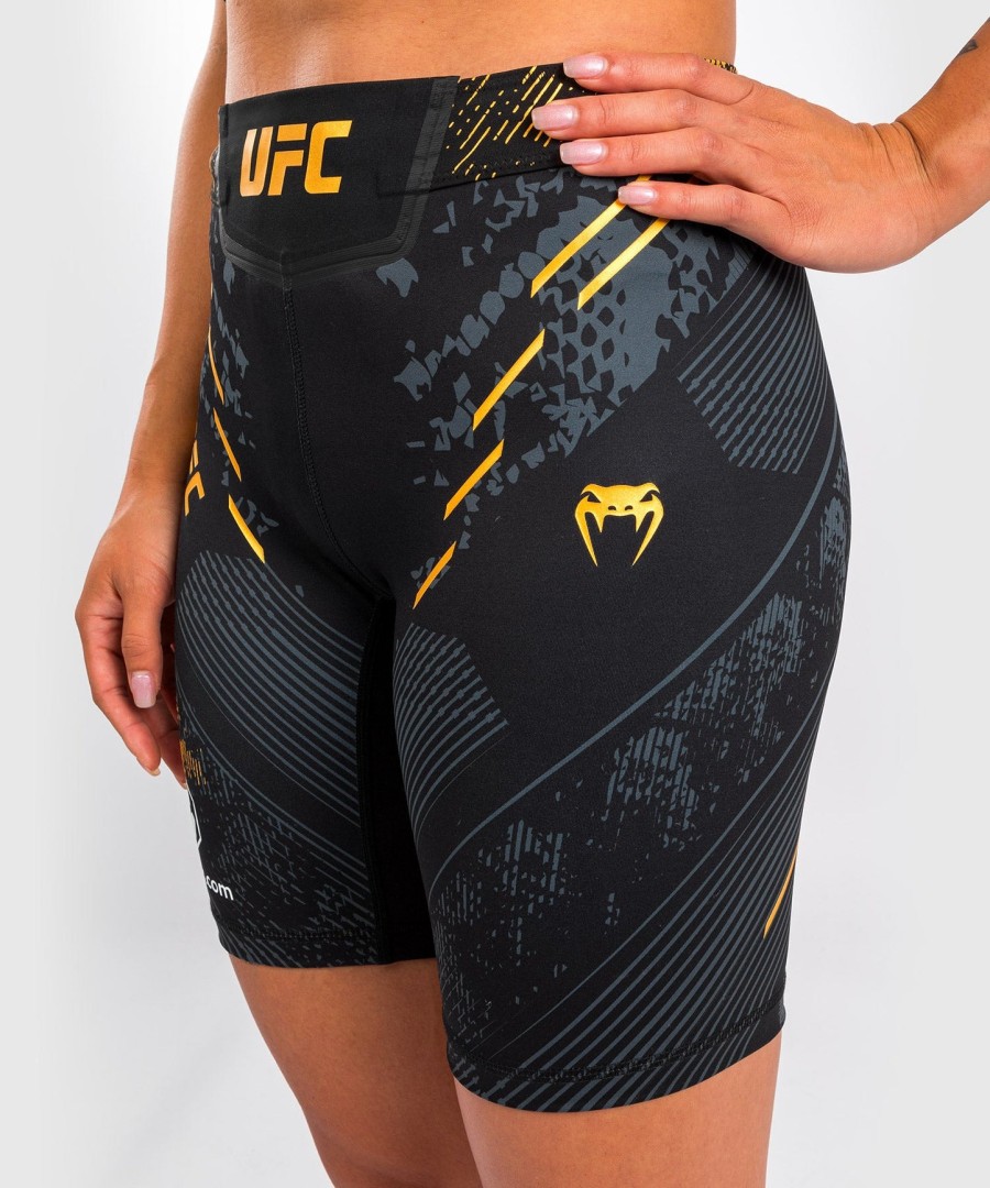 ufc adrenaline by venum authentic fight night feminino vale tudo short - long fit - campeão