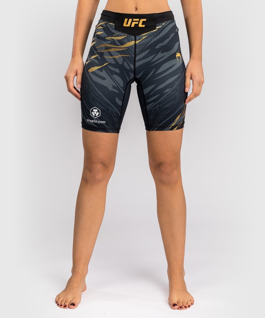 ufc fusion by venum authentic fight night feminino vale tudo short - long fit - campeão