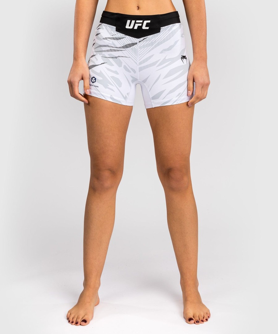 short ufc fusion by venum authentic fight night feminino vale tudo - corte curto - branco