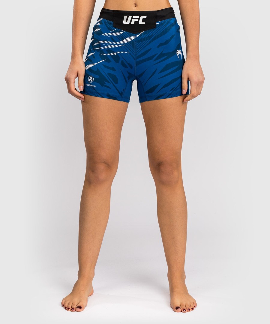short ufc fusion by venum authentic fight night feminino vale tudo - corte curto - azul