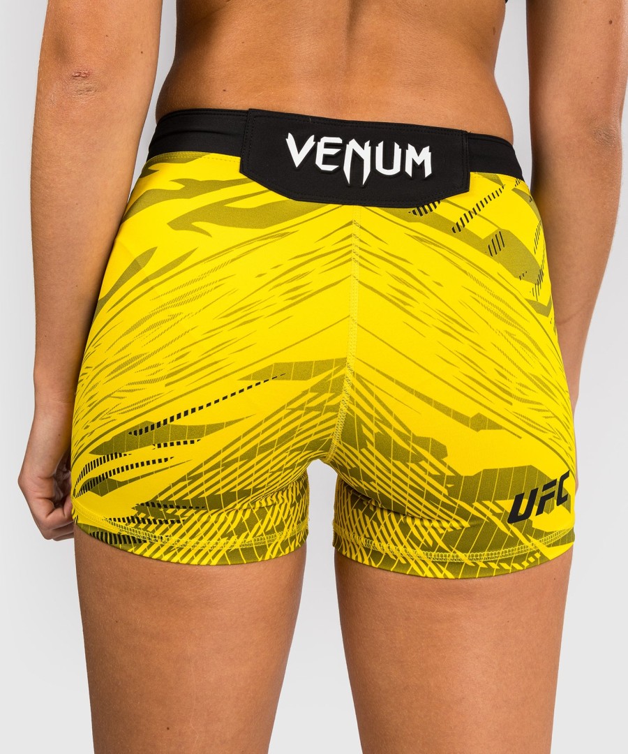 short ufc fusion by venum authentic fight night feminino vale tudo - corte curto - amarelo