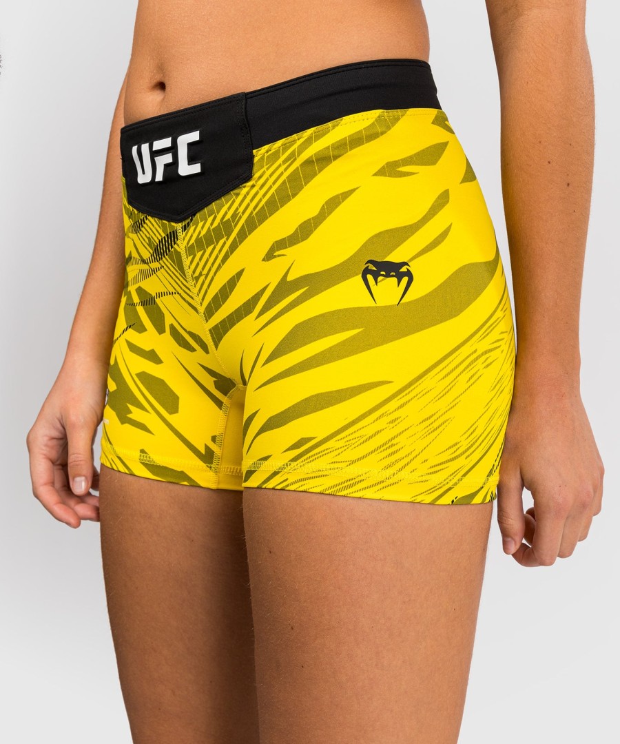 short ufc fusion by venum authentic fight night feminino vale tudo - corte curto - amarelo
