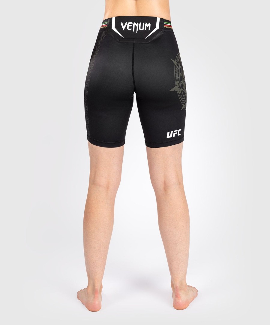 noche ufc by venum authentic fight night feminino vale tudo short - ajuste longo - preto