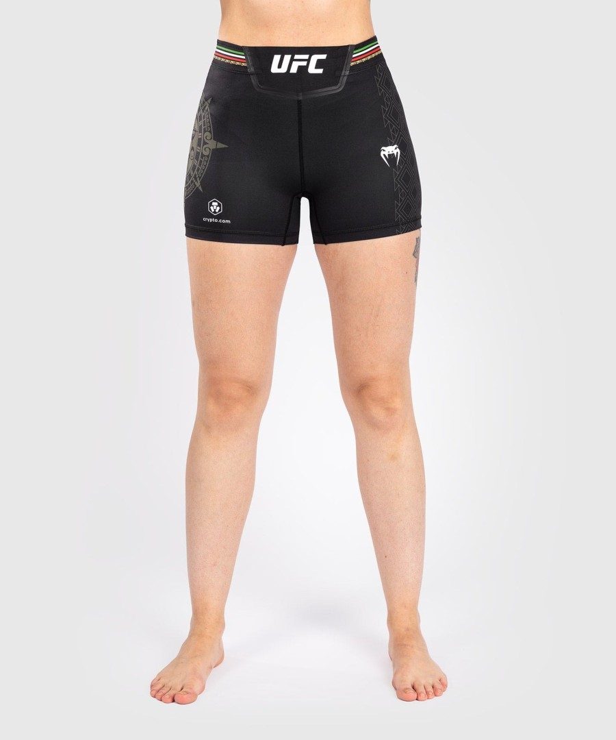 short noche ufc by venum authentic fight night feminino vale tudo - corte curto - preto