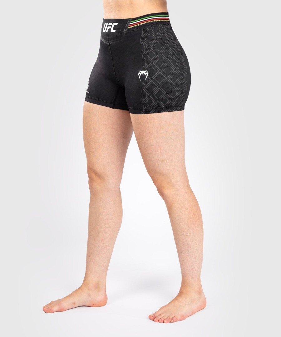 short noche ufc by venum authentic fight night feminino vale tudo - corte curto - preto