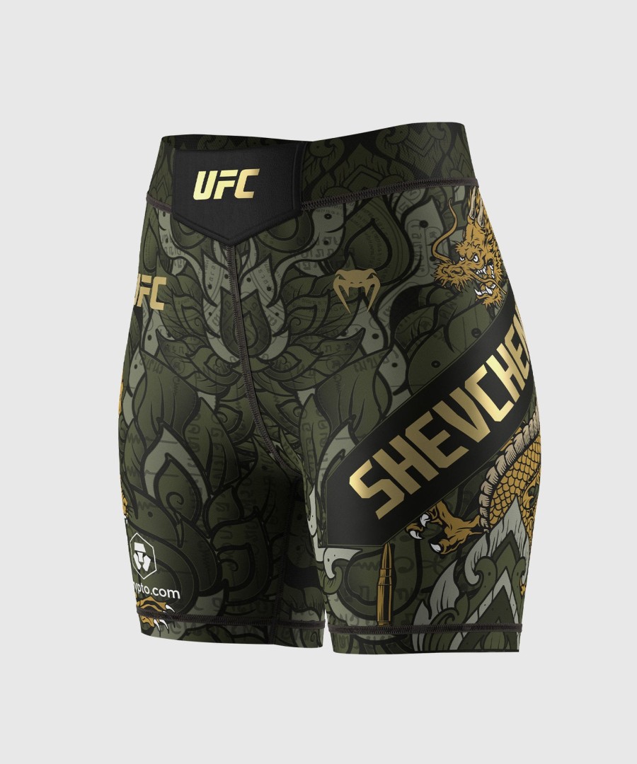 ufc feminino incomparável por venum green valentina shevchenko vale tudo short