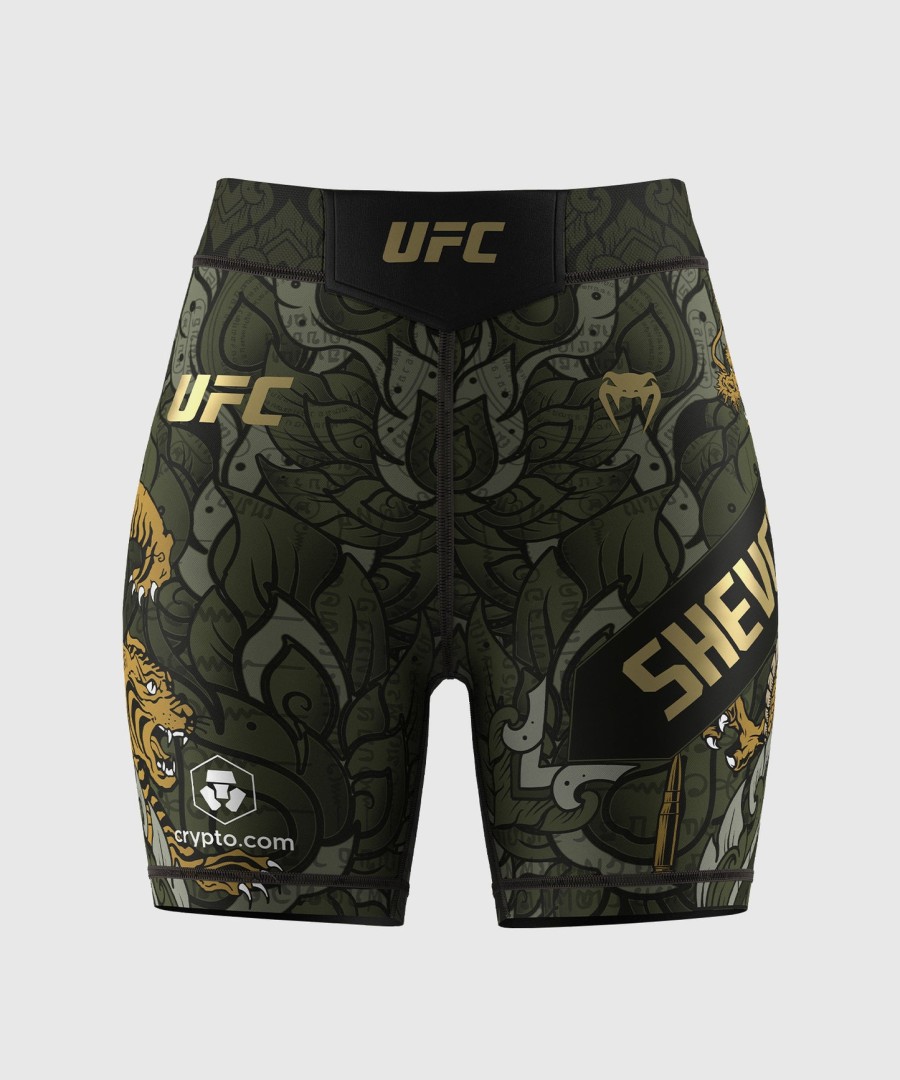 ufc feminino incomparável por venum green valentina shevchenko vale tudo short