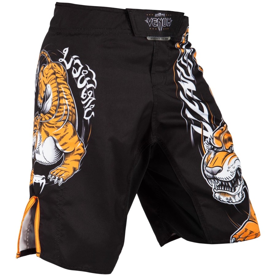 venum tiger king kids fightshorts - preto