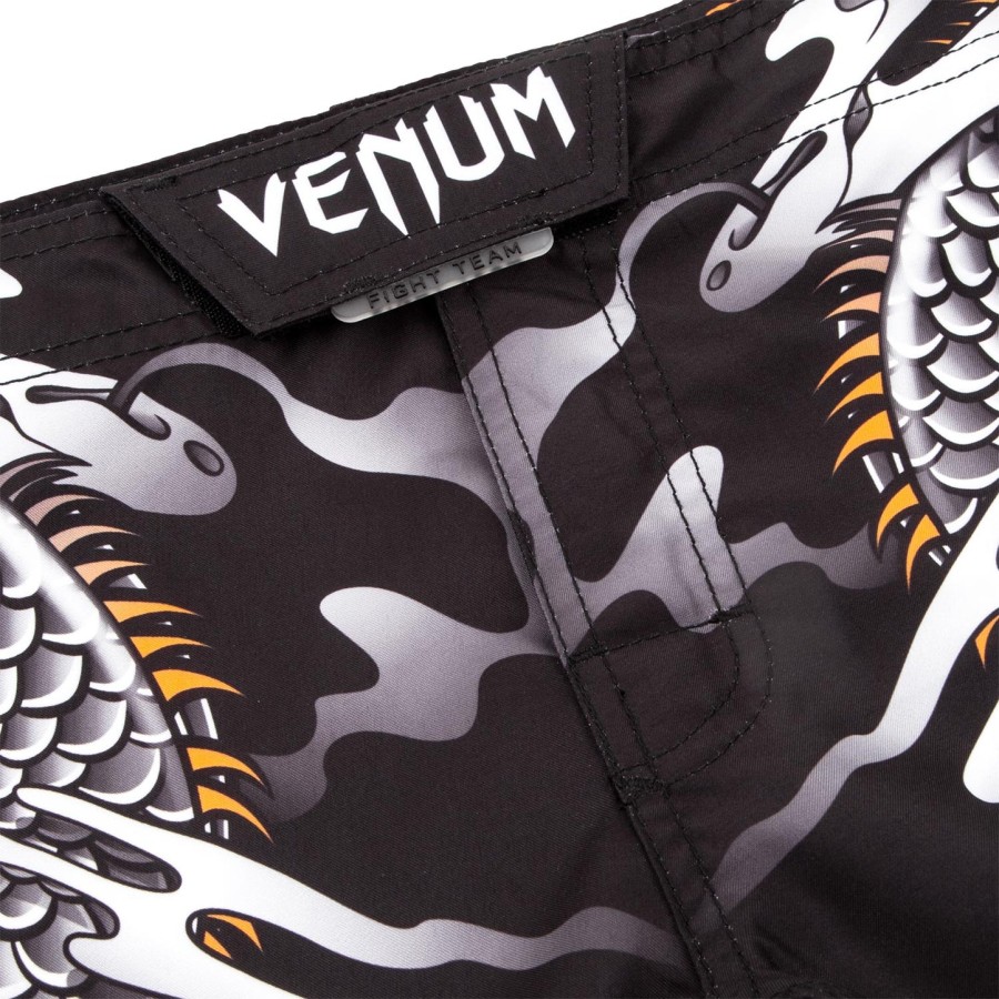 calção de luta infantil venum dragon flight - pretobranco