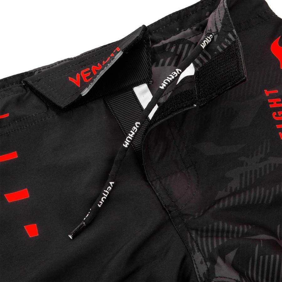 calção de luta infantil venum okinawa 2.0 - pretovermelho