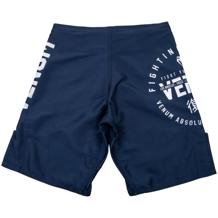 calção de luta infantil venum signature - azul marinho