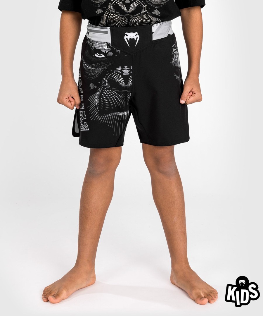 venum gorilla jungle kids fightshorts - pretobranco