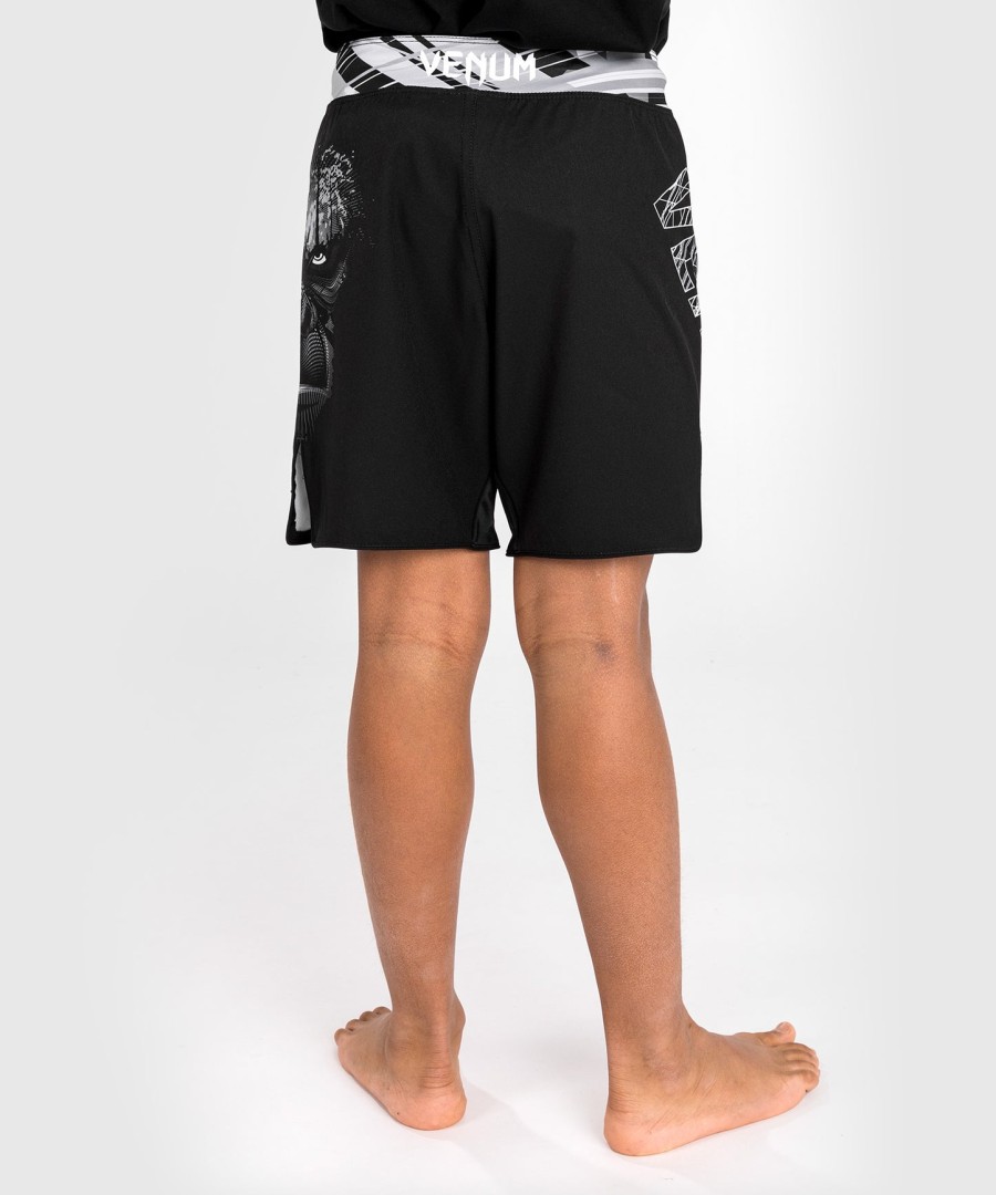 venum gorilla jungle kids fightshorts - pretobranco
